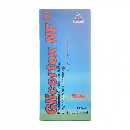 Glicertox NF Solución Oral con Sabor a Miel (0.08 g / 2 g)