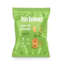 Turbana Chips de Plátano Sabor a Limón Libre de Gluten 