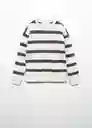 Sudadera Stripes1 Niños Antracita Talla 10 Mango