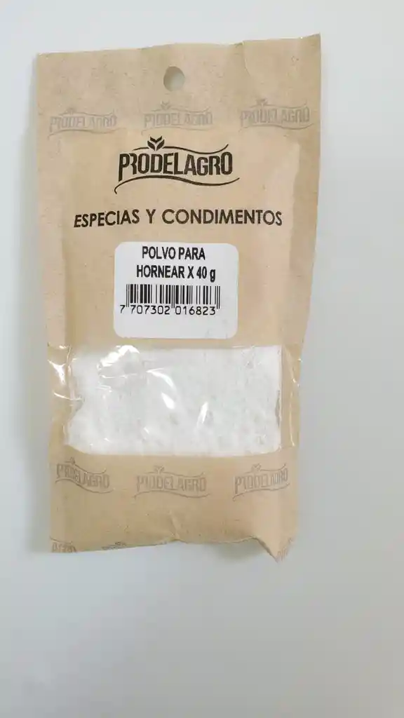 Prodelagro Polvo de Hornear