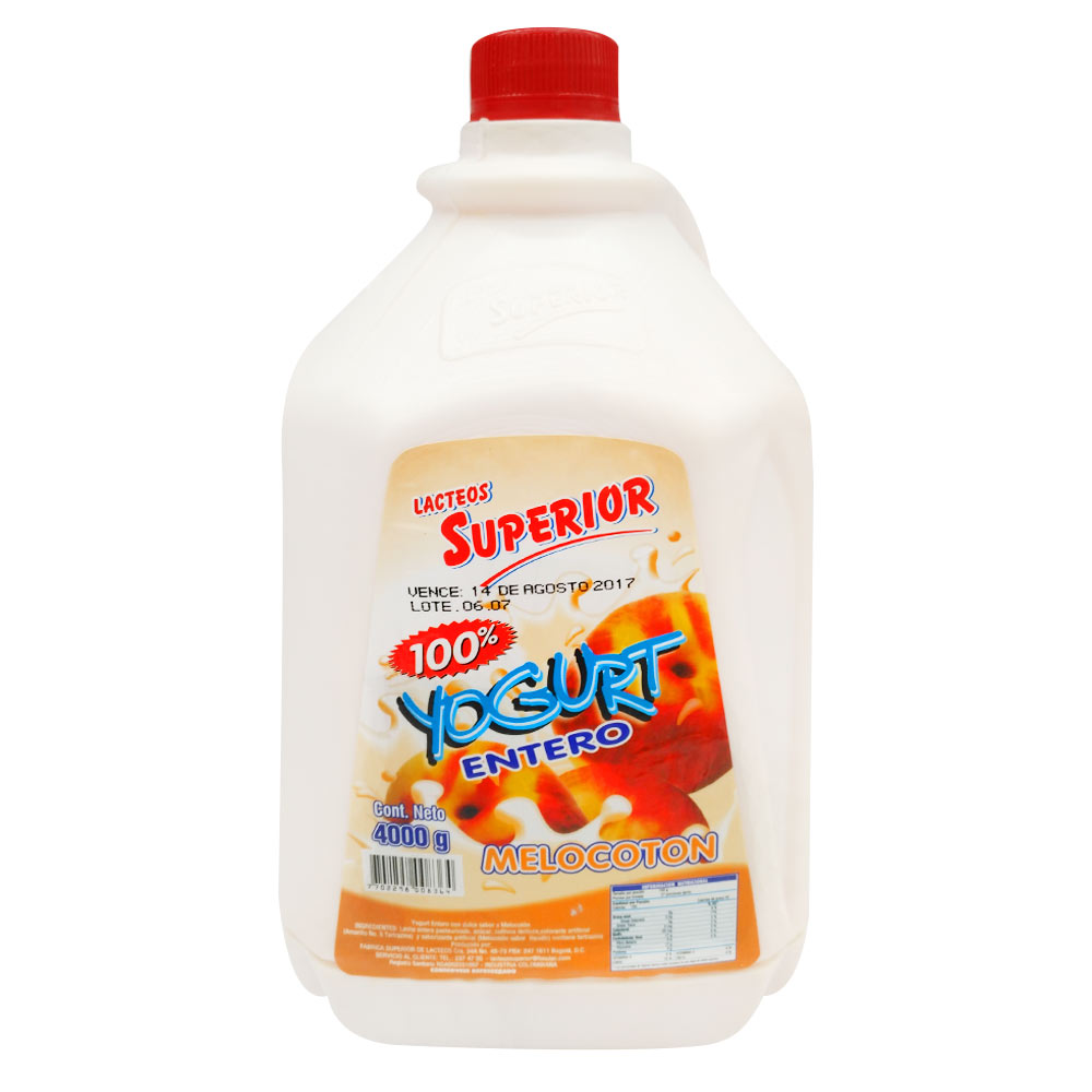 Superior Yogurt de Melocotón 4000 g