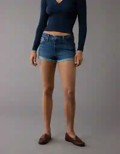 Short Mujer Azul Talla: 8 8186738 American Eagle