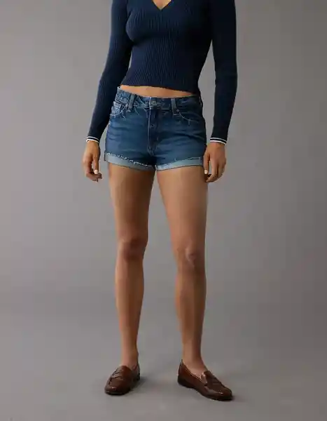 Short Mujer Azul Talla: 8 8186738 American Eagle