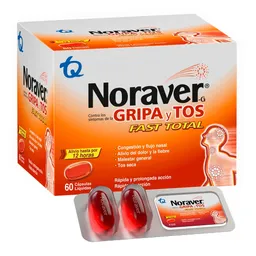 Noraver Gripa/tos Fast Total Capsulas X 60