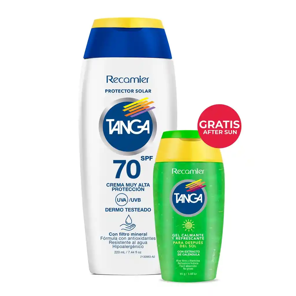 Bloqueador Tanga Spf70 X 220 Ml Grt.bloq. Solx