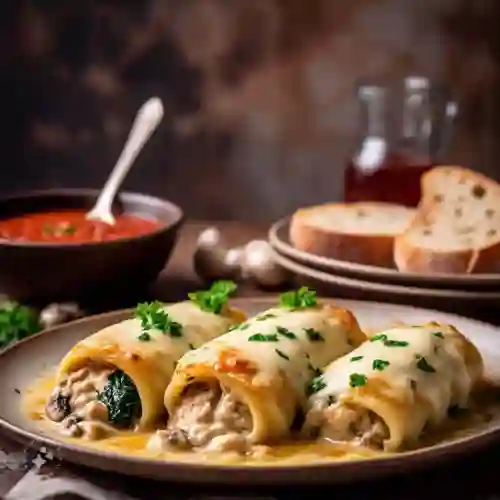 Canelones de Pollo