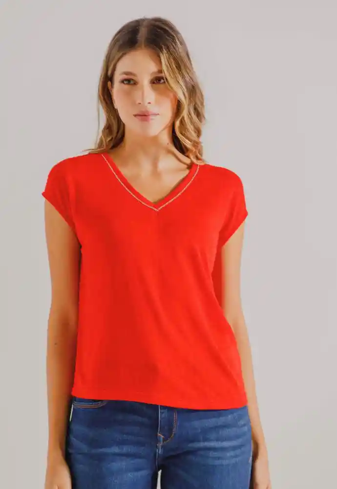 Blusa Manga Sisa M-rojo