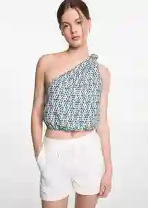 Top Sirenat Verde Pastel Talla 20 Niñas Mango