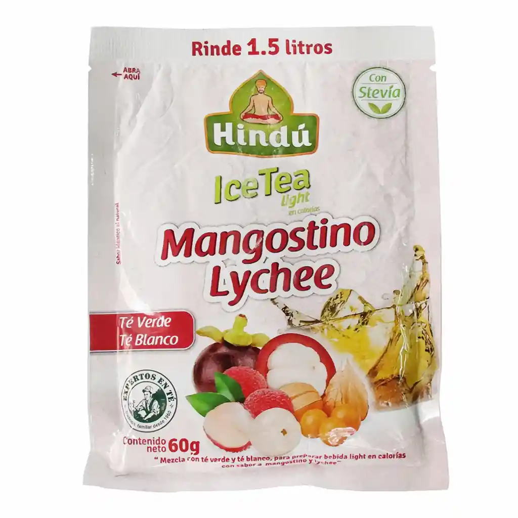 HindúIce Tea Sabor Mangostino Lychee Y Uchuva