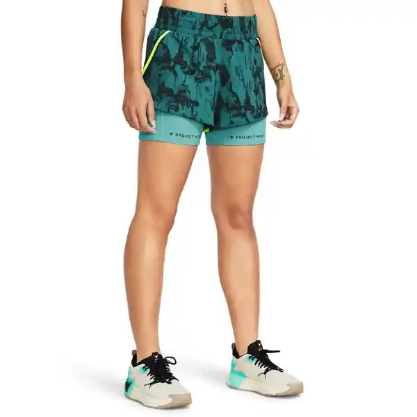 Under Armour Short Para Mujer Verde Talla LG Ref 1384202-722