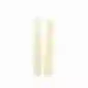 Set Velas Tower Ivory 23 cm Ambiente Gourmet