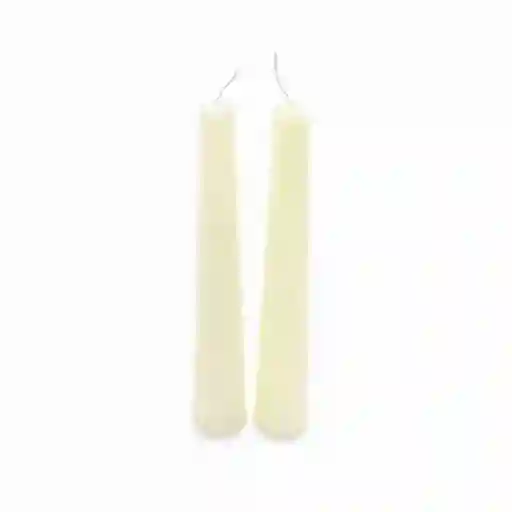 Set Velas Tower Ivory 23 cm Ambiente Gourmet