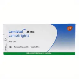Lamictal Gskantiepileptico Lamotrigina (25 Mg)
