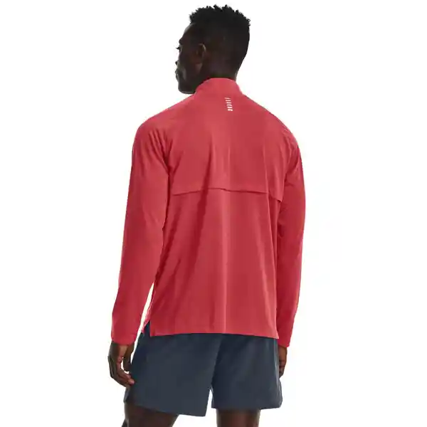 Under Armour Buzo Streaker Half Zip Hombre Rojo Talla LG