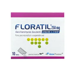 Floratil 250 Mg Caja 10 Sobres Polvo Para Suspension Oral