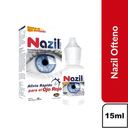 Nazil Ofteno 1% Frasco X 15Ml Nafazolina Clorhidrato