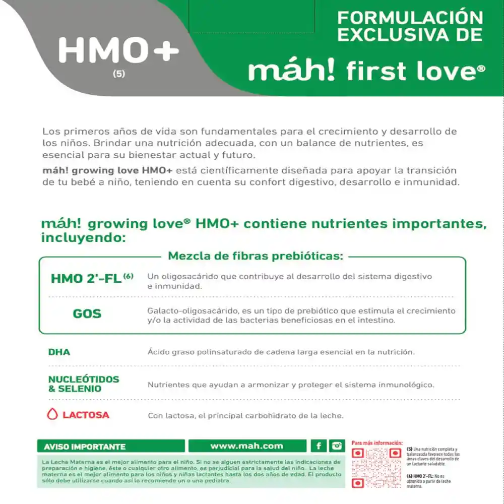 Formula Infantil Mah First Love Hmo Etapa +