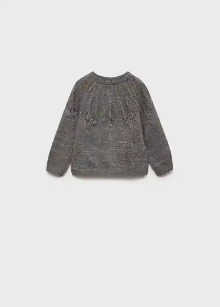 Abrigo Cardigan Frida Gris Medio Vigoré Talla 61 Niños Mango