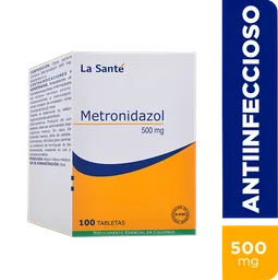 Metronidazol La Santé (500 Mg) Tabletas