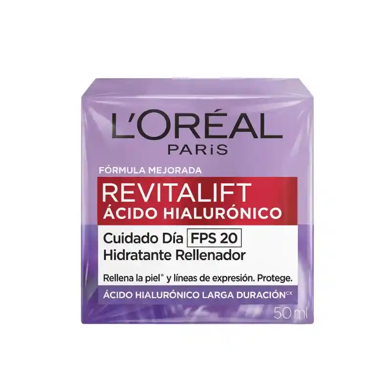 L'Oréal Paris Revitalift Ácido Hialurónico Hidratante Día Fps 20