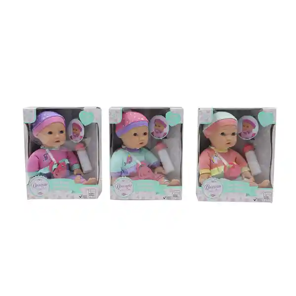 Gi-Go Toys Muñeca Bebe Chupete y Tetero 12