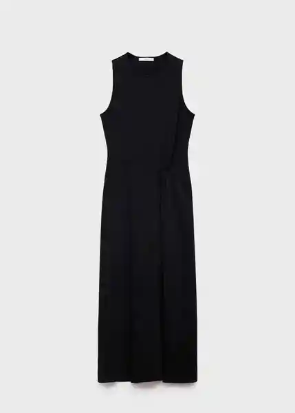 Vestido Woody Negro Talla 18 Mujer Mango