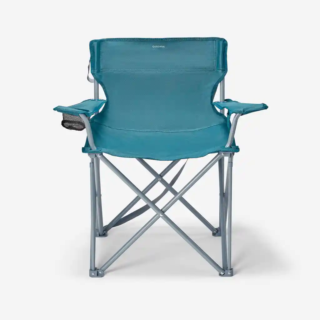 Silla Camping Plegable Xxl Basic - Azul