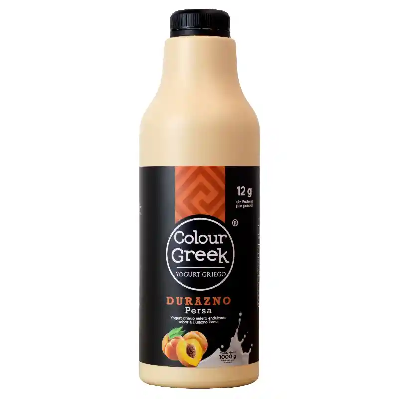 Yogurt Griego Colour Greek Durazno Persa