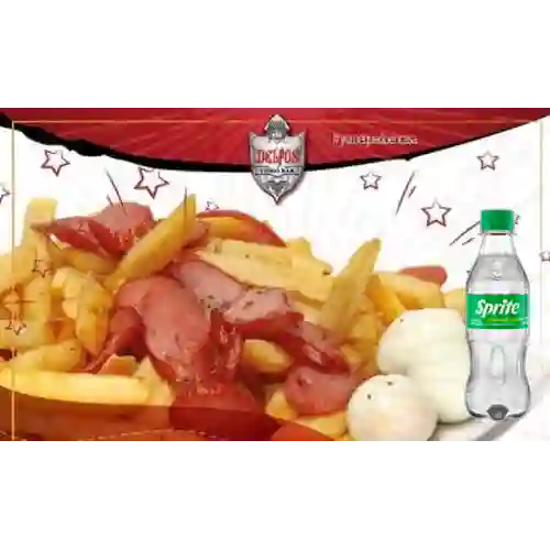 Combo Salchipapa + Sprite Original 250ml