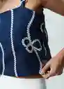 Camisa Coffe Azul Anochecer Ultra Oscuro T M 412G330 Naf Naf
