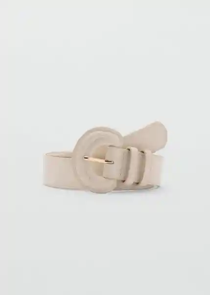 Cinturón Terry Crudo Talla M Mujer Mango