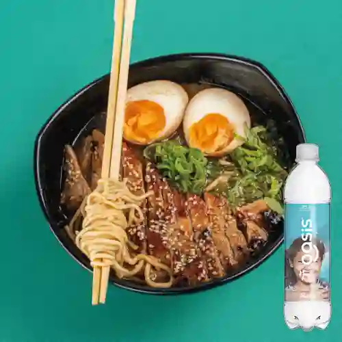 Combo Sopa Ramen Tradicional Grande +Agua Oasis 600ml