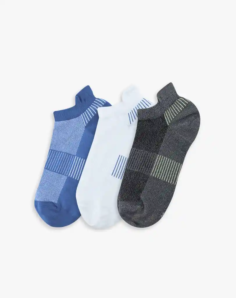 Media Corta Deportiva Masculino Mozam X3 Gef