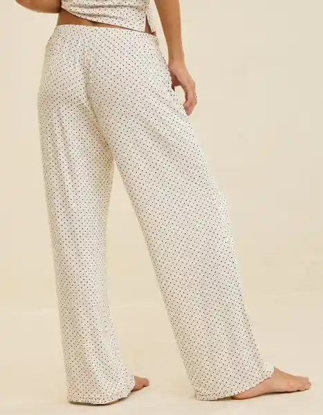 Pijama Aerie Blanco Talla Medium 1855062 American Eagle