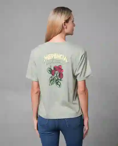 Camiseta Mujer Verde Talla M 202G012 Rifle