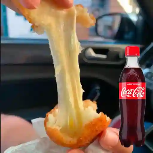 Combo 2 Buñuelos con Queso + Coca-Cola Original 400 ml