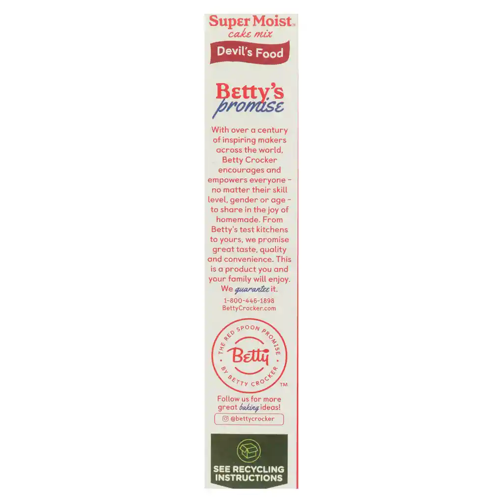 Mezcla Betty Crocker Devils -375 Gr