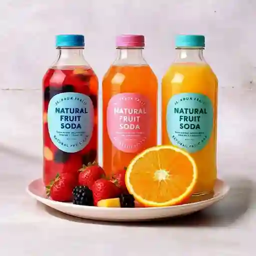 Sodas Con Pedacitos De Fruta Natural