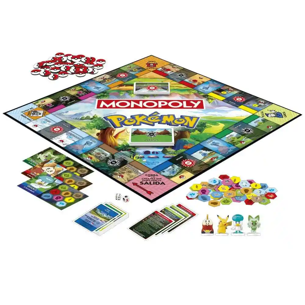 Juego de Mesa Monopoly Pokémon Hasbro Gaming
