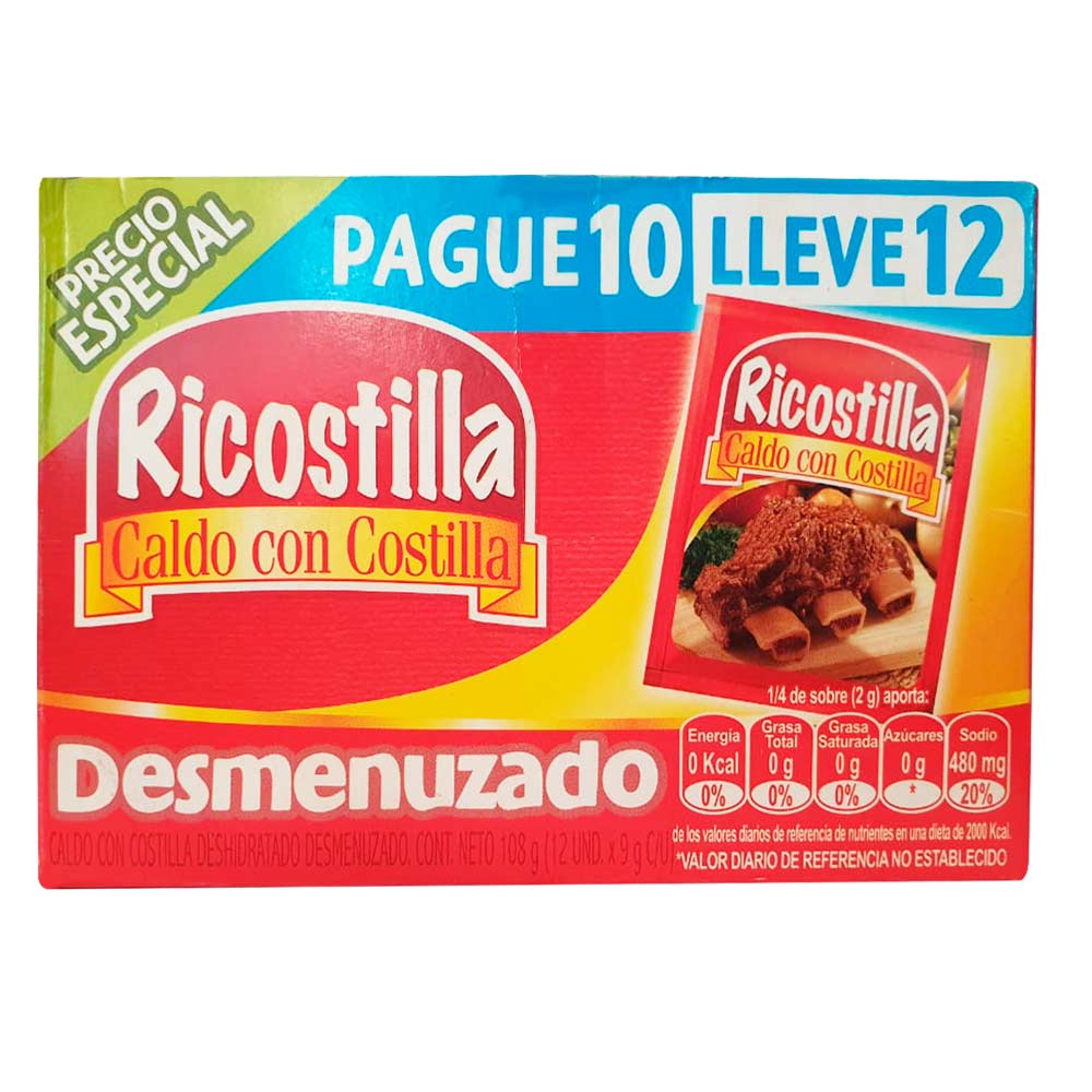 Ricostilla Caldo Costilla Desmenuzado 108 g