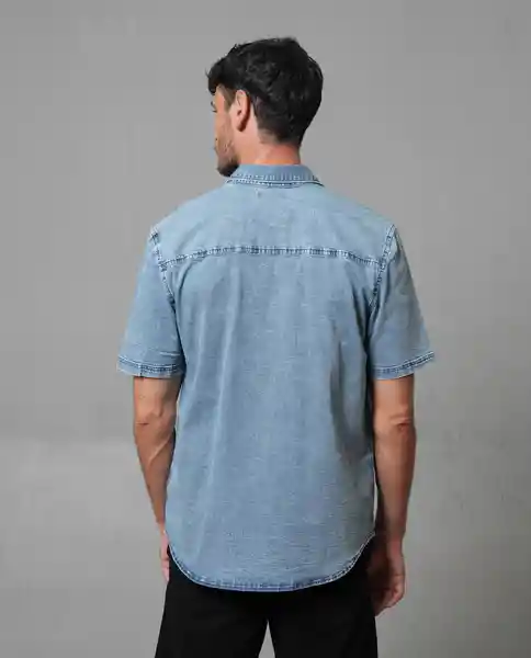 Camisa Hombre Azul Talla L 113G006_AZU144306 Rifle