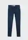 Pantalón Jean Push up Blue Black Talla 38 Mujer Mango