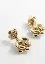 Pendientes Edurne Oro Talla 99 Mujer Mango