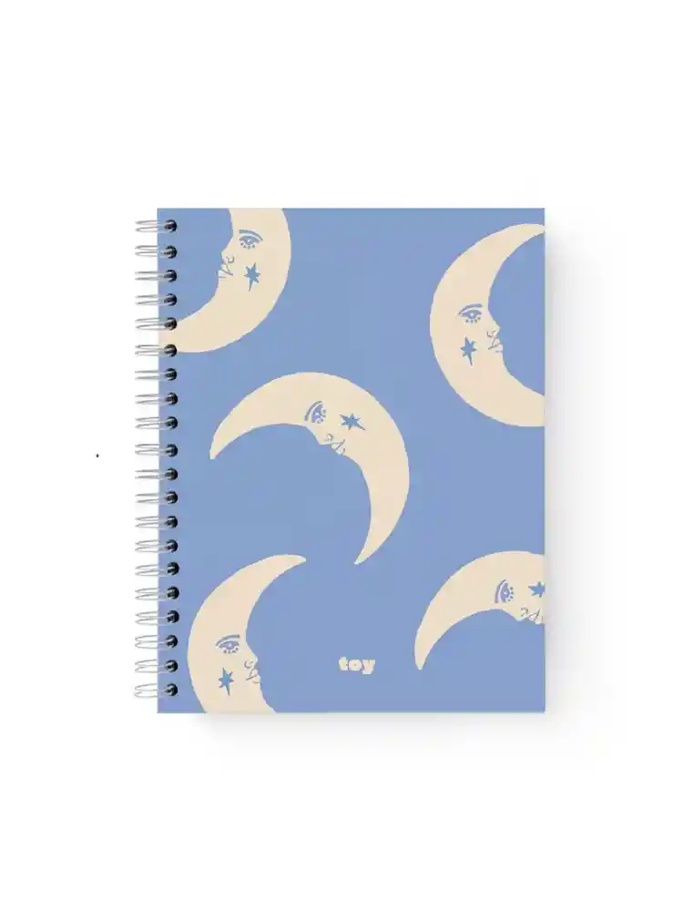 Cuaderno Rayado 80 Hojas Argollado Tapa Dura Toy