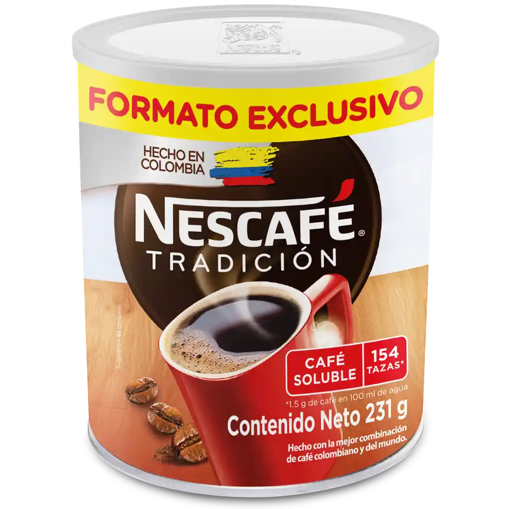 Café instantáneo NESCAFÉ Tradición x 50g
