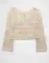Suéter Mujer Blanco Talla: SMALL 1467106 American Eagle