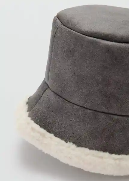 Gorro Bondi Gris Mujer Mango