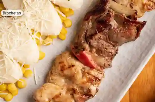Brocheta Lomo Fino y Pollo