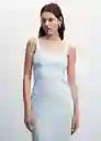 Vestido Lester-H Tejano Claro Talla S Mujer Mango