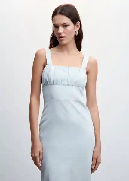 Vestido Lester-H Tejano Claro Talla S Mujer Mango